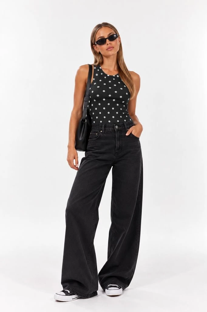 MUSCULOSA  LUNARES ESCOTE REDONDO MORLEY