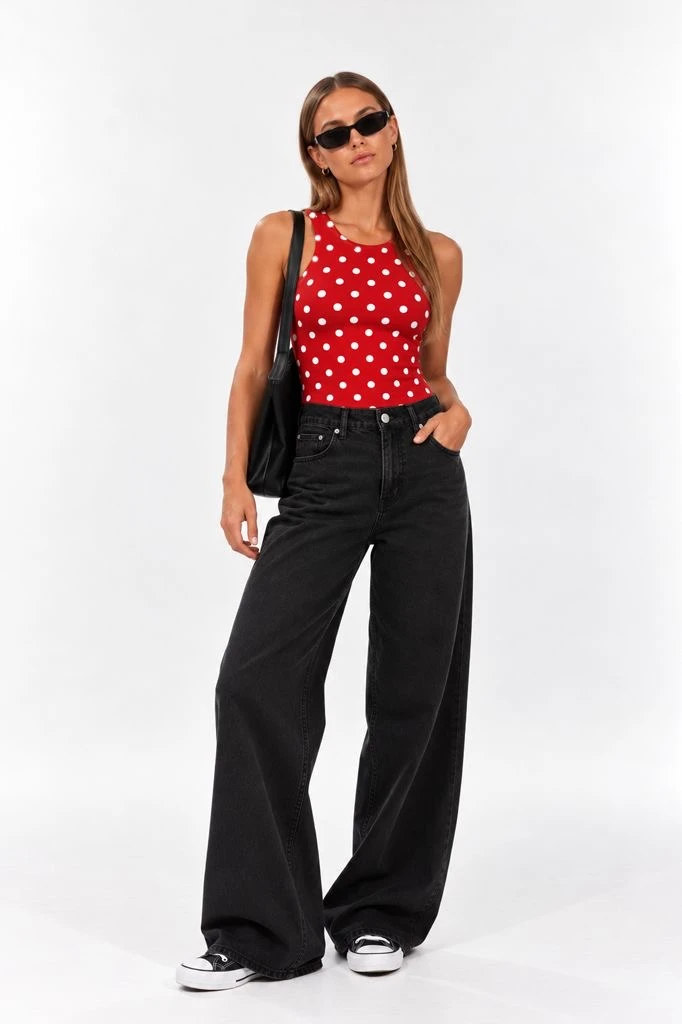 MUSCULOSA  LUNARES ESCOTE REDONDO MORLEY