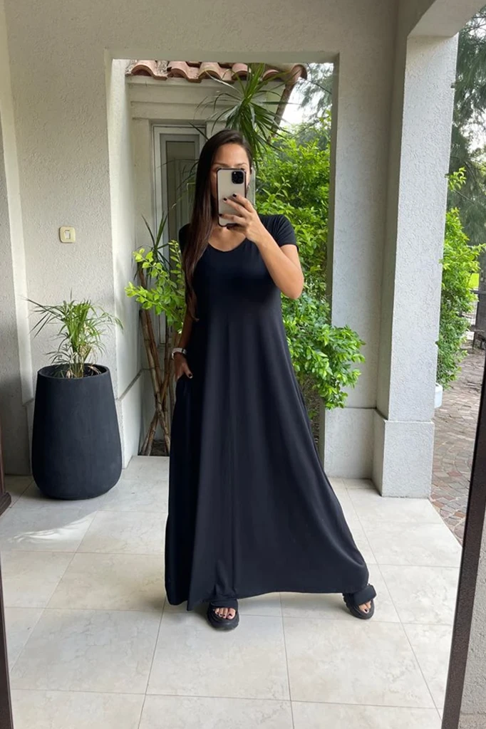 MAXI VESTIDO M/C