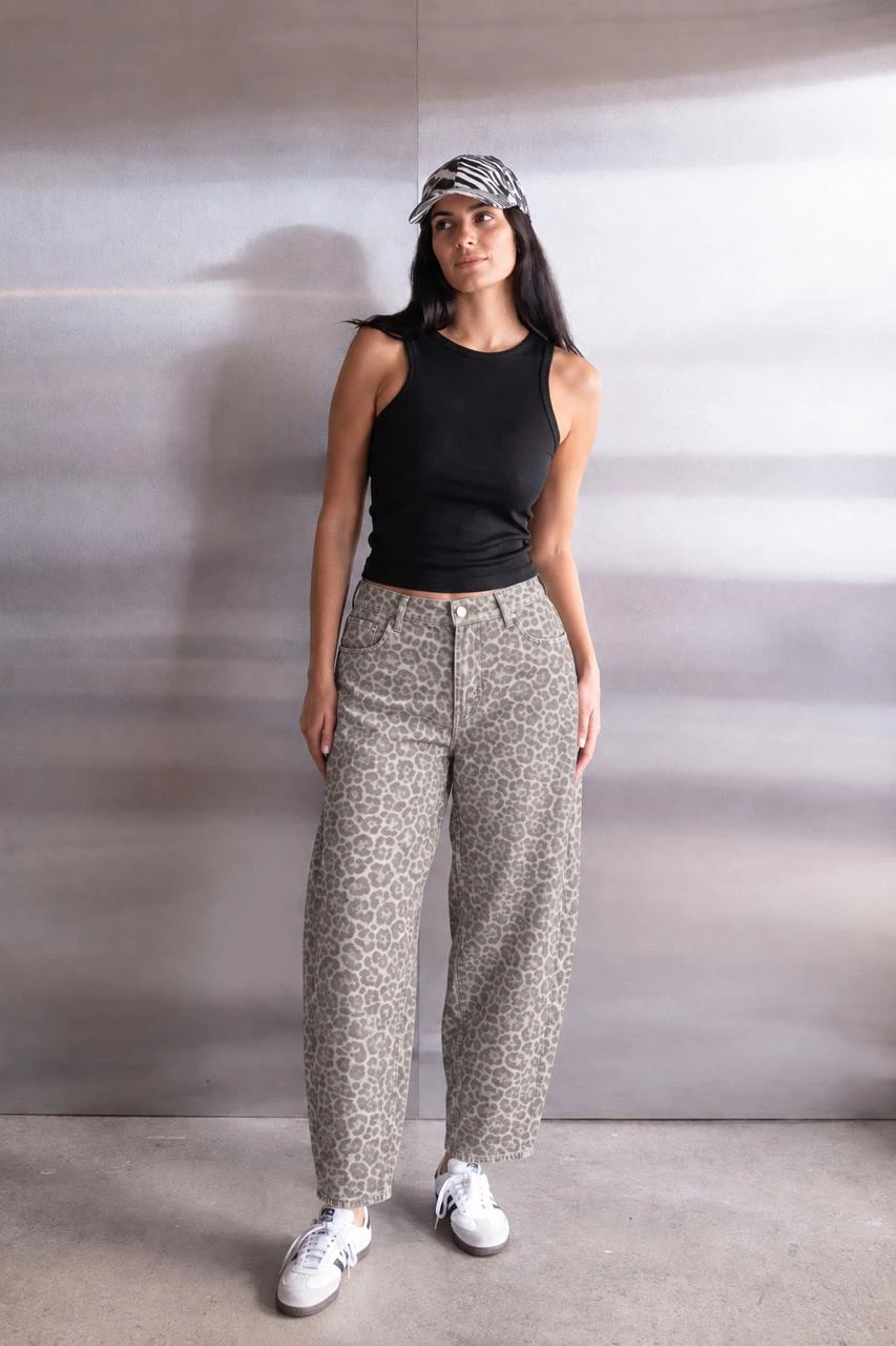 JEAN BARREL ESTAMPADO